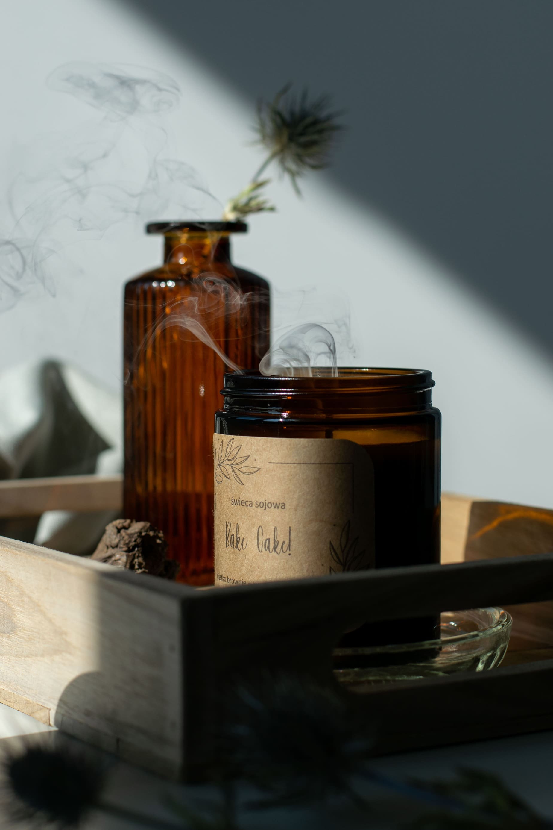 zestaw 4 zapachowych świec sojowych